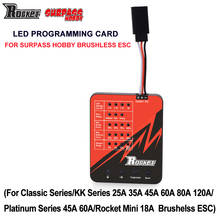 Cohete LED de bolsillo, tarjeta de programación Pro para 1/10, 1/24, 1/28, controlador electrónico de velocidad ESC sin escobillas 2024 - compra barato