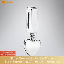 Volayer 925 Sterling Silver Bead Silver Heart Dangle Clip Charm fit Original Pandora Reflexion Bracelets for Women Jewelry gift 2024 - buy cheap