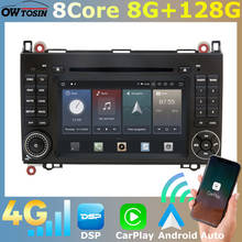 Android 11 Qualcomm 8Core 8G+128G Car DVD Multimedia GPS Radio For Mercedes Benz B200 A B Class W169 W245 Viano Vito Carplay DSP 2024 - buy cheap
