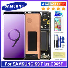 100% Original LCD Replacement For Samsung S9 Plus G965 G965F LCD Digitizer Touch Screen Digitizer Assembly With Frame Screen 2024 - buy cheap