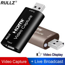 Tarjeta de captura de vídeo 4K USB 3,0 2,0 HDMI, grabador de vídeo para PS4, DVD, juegos, videocámara, placa de grabación de vídeo en vivo 2024 - compra barato