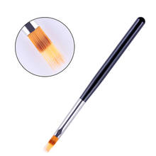 BORN PRETTY Gradient Painting Pen Drawing Nail Brush Black Wooden Handle  UV Gel Nail Art Brush Tool 2024 - купить недорого