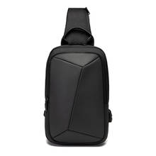 Multifunction SUUTOOP Men's Oxford Waterproof USB Crossbody Bag Shoulder Bags Travel Messenger Chest Bag  Pack for Male 2020 2024 - купить недорого
