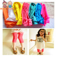 5pcs/lot  NEW Trendy Kid Girl Tight Lace Dance Pantyhose Velvet Stretch Slim Leggings5-9Y Atwt0006 2024 - buy cheap