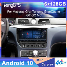 Placa de aircon para carro com android 9.0, reprodutor multimídia de fibra de carbono, navegação gps, 2 din, cor preta 2024 - compre barato