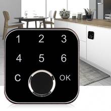 G16 Smart Fingerprint Password Keyless Lock Drawer Wardrobe Cabinet Box Security Lock 2024 - compre barato