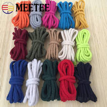 40Meters Meter 5mm Woven Cotton Rope 16 Strands Cord for Pants Waist Strong Ropes Garment Handbag DIY Crafts Handmade Accessory 2024 - buy cheap