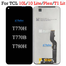 ЖК-дисплей T770H T770B с сенсорным экраном, дигитайзер в сборе для TCL PLEX T780H TCL 10 Lite T1 Lit, оригинал 2024 - купить недорого