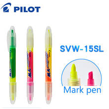2pcs Japan PILOT Double Highlighter SVW-15SL Color Straight Liquid Marker Student Student Hand Drawing 2024 - buy cheap