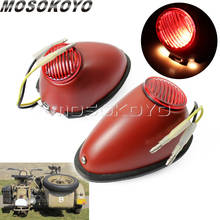 2 x Sidecar Fender Lights Red Tail Brake Light Ural For BMW Zundapp DS DBK KS KS750 M1 M1M M1S M72 R12 R75 R51 R61 R66 R71 K750 2024 - buy cheap