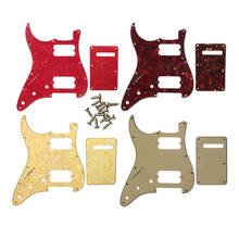 Piezas de guitarra para mano izquierda de EE. UU., 11 agujeros de tornillo estándar, Strat HH Player, Humbucker, golpeador de guitarra y placa trasera, placa para rascar 2024 - compra barato