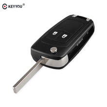 KEYYOU Remote Key Shell Case Cover For OPEL VAUXHALL Insignia Astra Zafira For Chevrolet Cruze For Buick 2  Buttons 2024 - купить недорого