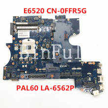 Высокое качество для Latitude E6520 материнская плата для ноутбука CN-0FFR5G 0FFR5G FFR5G PAL60 LA-6562P HM65 DDR3 100% Полная проверка 2024 - купить недорого