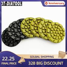 DT-DIATOOL 7pcs/set Dia 4"/100mm Diamond Concrete Polishing Pads Thickened Repairing Floor Renew Pad Resin Bond Sanding Disc 2024 - buy cheap