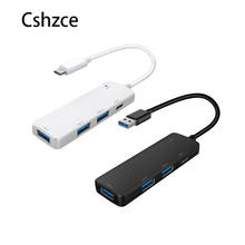 Mini Hub USB tipo C para Macbook Pro, Multi USB-A, 2,0, adaptador, Dock para Huawei Mate 20 Pro, OTG Splitter, otg tipo C 2024 - compra barato
