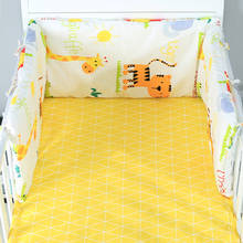 Baby Bed Bumpers One Piece Cotton Newborn Baby Crib Head Protector Infant Crib Bumper Baby Bedding 180*30cm 2024 - buy cheap