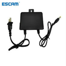 ESCAM 12V 2A водонепроницаемый источник питания AC/DC адаптер для камеры видеонаблюдения 2024 - купить недорого