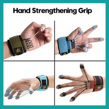 Finger Extensor Strengthener Hand Exerciser Trainer with Resistance Band Stretcher Arthritis Wrist Training Therapy for Guitar 2024 - buy cheap