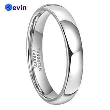 Women Wedding Band Tungsten Ring 4MM With High Polished And Comfort Fit 2024 - buy cheap