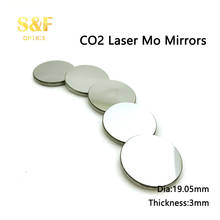 S&F CO2 Mo laser Mirror Dia 19.05 Thickness 3mm Reflective Lens for Laser Engraving Cutting Machine 2024 - buy cheap