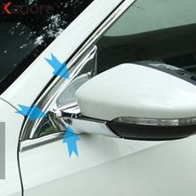 For Jetta 6 MK6 2015 2016 ABS Chrome Front Window Triangle Cover Trim Auto Window A Pillar Car Styling Sticker 2024 - buy cheap