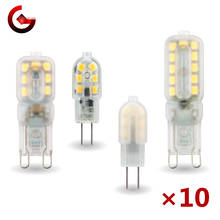 10pcs/lot G4 G9 LED 3W 5W Light Bulb AC DC 12V 220V LED Lamp SMD2835 Spotlight Chandelier Lighting Replace 30W 60W Halogen Lamps 2024 - buy cheap