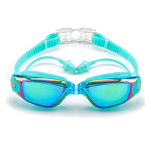 Профессиональные очки для плавания для мужчин и женщин, водонепроницаемые противотуманные очки для взрослых, очки для плавания в бассейне Natacion 2024 - купить недорого