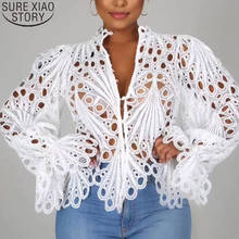 plus size tops women blouse fashion woman blouses 2022 office striped shirt chiffon blouse shirt long sleeve women shirts Z06 60 2024 - buy cheap