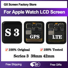 Tela lcd para apple watch, série 1, touch screen, digitalizador, 38mm, 42mm, substituição para apple watch, lcd + vidro temperado 2024 - compre barato