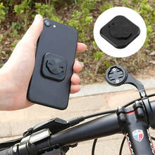 Bike Bicycle Mobile Phone Sticker Mount Phone Holder Riding Strong Adhesive Support Stand Back Button Paste Adapter for GARMIN 2024 - compra barato