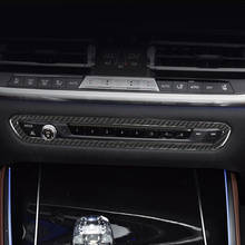 ABS центральная консоль Кнопка громкости рамка украшение Накладка для BMW X5 G05 2019 углеродное волокно цвет Стайлинг автомобиля 2024 - купить недорого