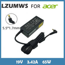 19V 3.42A 65W 5.5*1.7mm AC Laptop Charger Power Adapter For Acer Aspire 5315 5630 5735 5920 5535 5738 6920 7520 6530G 2024 - buy cheap