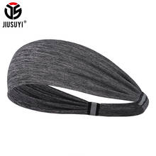 Men Girls Breathable Sweat Sweatband Wide Headband Elastic Soft Stretch Hair Ties Head Bandage Accessories Moisture Wicking Band 2024 - buy cheap