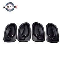 WOLFIGO Inside Door Handle Black Front Rear Left Right Fit for Hyundai Accent 1.5L 1995-1999 82610-22001 8262022001 2024 - buy cheap