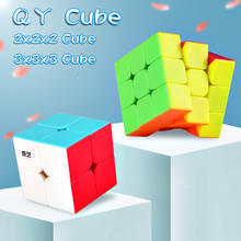 Qy Warrior S 3x3x3 Magic Puzzle Cube Professional QIDI S 2x2x2 Stickerless Speed QYTOYS Cubes 2x2 3x3 Cube Toy For Children 2024 - buy cheap