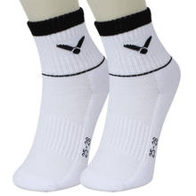 3 Pairs VICTOR badminotn Socks Thicken Bottom Badminton Breathable Sport Socks for Men women Free Size Top Quality 2024 - buy cheap