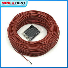 10m-20m Low Cost Carbon Warm Floor Cable12k 33ohm/m Carbon Fiber Heating Wire Electric Hotline New Infrared Heating Cable 2024 - buy cheap