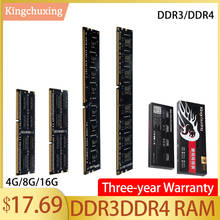 Kingchuxing-memoria RAM DDR4, 8GB, 16GB, 2666mHZ, 3200mHZ, 1600mHZ, DDR3, 4GB, 1333mHZ, módulo DIMM de doble canal para PC de escritorio y portátil 2023 - compra barato