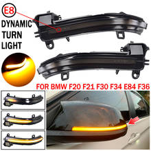 Repetidor de luz led espelho piscando luz lateral asa dinâmica turn signal blinker para bmw f20 f21 f22 f30 e84 1 2 3 4 series 2024 - compre barato