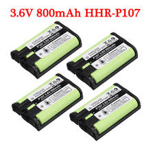 2PCS 3.6V 800mah NI-MH Eleoption Cordless Phone Home Bateria para Panasonic HHR-P107/HHRP107A/1B HHRP107A/1B P107 Bateria De Lítio 2024 - compre barato