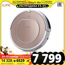 Ilife-robô aspirador de pó ilife v50 pro, automático, limpeza a seco, silencioso, poderoso, smart life 2024 - compre barato