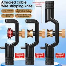 Decapador de fios ópticos 4-10mm e 8-28mm, ferramenta para descascamento, cortador de fios 2024 - compre barato