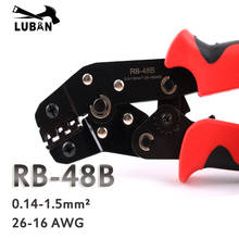 TOP BRAND LUBAN RB-48B MINI EUROP STYLE crimping tool crimping plier 0.5-1.5mm2 multi tool hands tools LUBAN RB SERIES SN48B 2024 - buy cheap
