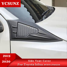 2015-2020 ABS Автомобильная боковая вентиляционная Крышка для toyota hilux revo rocco 2015 2016 2017 2018 2019 2020 аксессуары 2024 - купить недорого