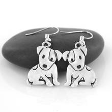 10 Pairs Vintage Retro Funny Jack Russell & Fox Terrier Dog Charm Drop Dangle Earrings For Women Jewelry Girl 2020 Bulk In lots 2024 - buy cheap