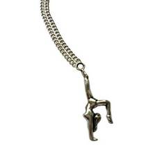 Vintage Silvers Collar Gymnastics Gymnast Sporter Girl Necklace Pendant Chain Choker Punk Hip Hop Accessories Women DIY Jewelry 2024 - buy cheap