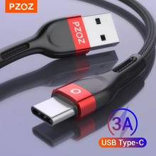 PZOZ Cable USB tipo C cargador de cable de datos de carga rápida usb c para Samsung A51 S21 S20 S10 s9 plus s8 note 9 10 plus Cable tipo-C xiaomi mi 10 9 a3 redmi note k30 pro redmi note 9s 7 8 pro 8t huawei 2024 - compra barato