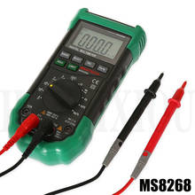 Mastech ms8268 multímetro digital lcd faixa automática porotection ac/dc multímetro voltímetro amperímetro capacitor de frequência tester 2024 - compre barato
