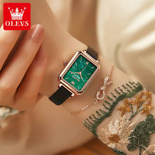 Olevs marca superior moda feminina relógio de quartzo marca superior à prova dwaterproof água relógios femininos de luxo cinta de aço inoxidável data senhora 2024 - compre barato
