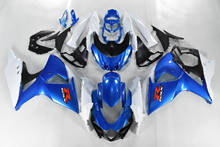 Kit de carenado ABS para motocicleta Suzuki GSXR 1000 GSXR1000 2009 2010 2011 2012 2013 2014 2015 2016 K9, inyección, color blanco y azul 2024 - compra barato